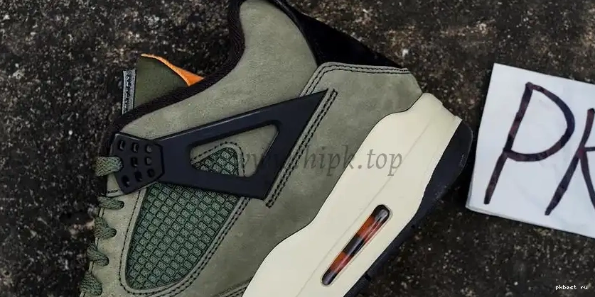 MATERIALS RETAIL Jordan PK READY GOD TO SHIP 4 Undefeated Olive Travis Scott 0510